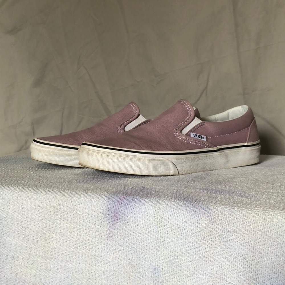 Lilac Vans Slip ons